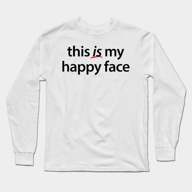 Resting Ass Face Long Sleeve T-Shirt by codeWhisperer